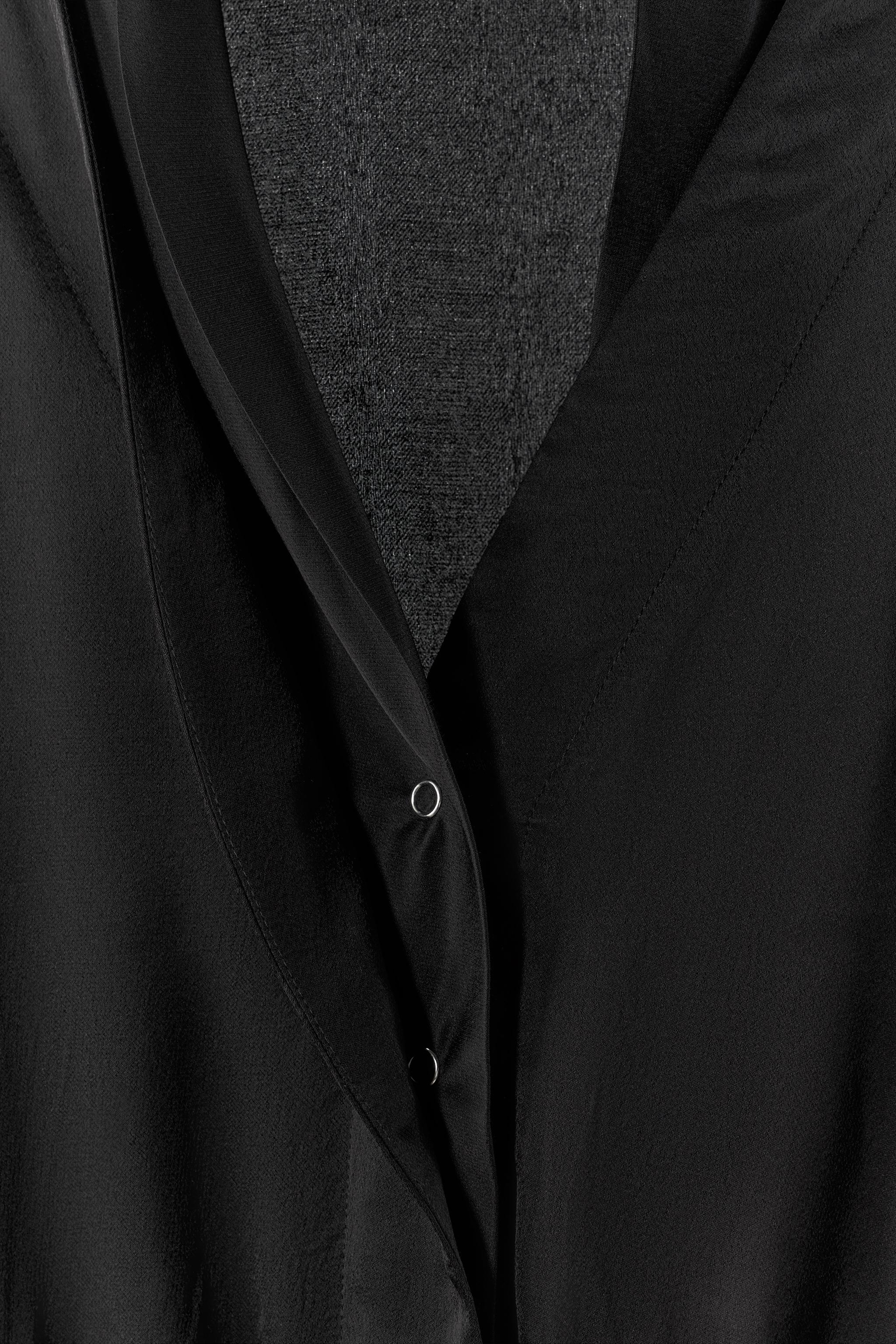 CHEMISE BLAZER FLUIDE SATINÉE